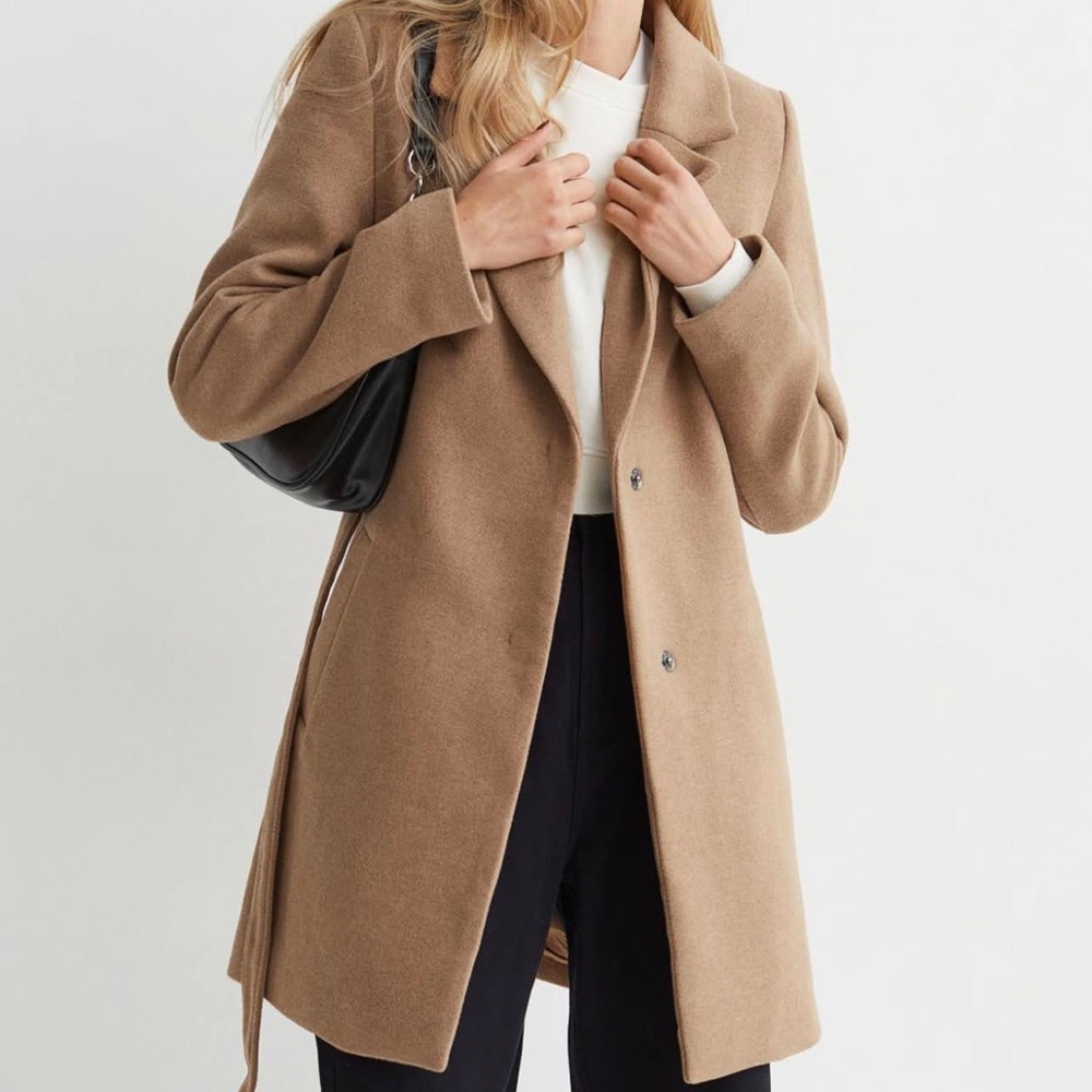Tie Belt Coat